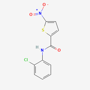 molecular formula C11H7ClN2O3S B2541272 N-(2-クロロフェニル)-5-ニトロチオフェン-2-カルボキサミド CAS No. 324758-87-4