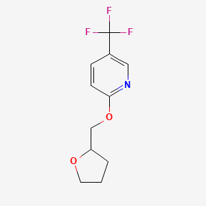 2-[(Oxolan-2-yl)methoxy]-5-(trifluoromethyl)pyridine