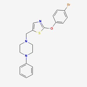 1-{[2-(4-Bromophenoxy)-1,3-thiazol-5-yl]methyl}-4-phenylpiperazine