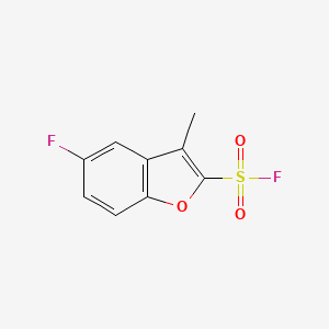 5-Fluoro-3-methyl-1-benzofuran-2-sulfonyl fluoride