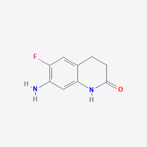7-Amino-6-fluoro-1,2,3,4-tetrahydroquinolin-2-one