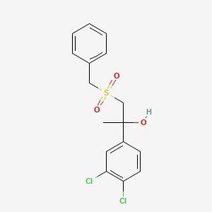1-(Benzylsulfonyl)-2-(3,4-dichlorophenyl)-2-propanol