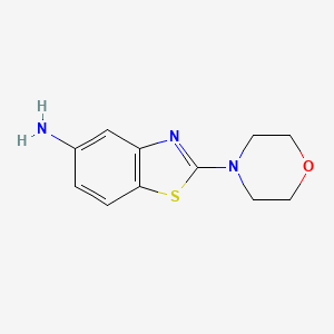 molecular formula C11H13N3OS B2541356 2-Morpholinobenzo[d]thiazol-5-amine CAS No. 1781932-13-5
