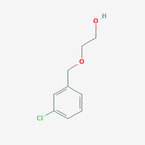 molecular formula C9H11ClO2 B2541367 2-[(3-Chlorobenzyl)oxy]-1-ethanol CAS No. 478257-99-7