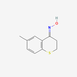 6-methyl-2,3-dihydro-4H-thiochromen-4-one oxime