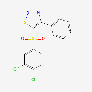 5-[(3,4-Dichlorophenyl)sulfonyl]-4-phenyl-1,2,3-thiadiazole