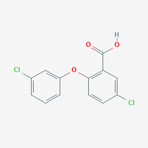 B2541465 5-Chloro-2-(3-chlorophenoxy)benzoic acid CAS No. 69199-64-0