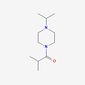 molecular formula C11H22N2O B2541474 2-Methyl-1-[4-(propan-2-yl)piperazin-1-yl]propan-1-one CAS No. 1280837-87-7