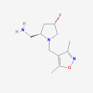 molecular formula C11H18FN3O B2541477 Chembl4544886 CAS No. 1820571-21-8