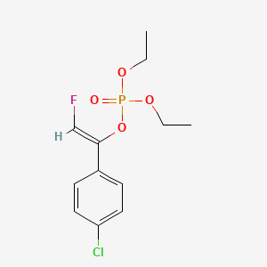 (Z)-1-(4-chlorophenyl)-2-fluorovinyl diethyl phosphate