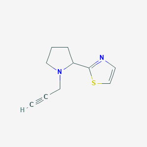 2-(1-Prop-2-ynylpyrrolidin-2-yl)-1,3-thiazole