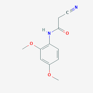 molecular formula C11H12N2O3 B2541548 2-cyano-N-(2,4-dimethoxyphenyl)acetamide CAS No. 133550-46-6