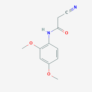 molecular formula C11H12N2O3 B2541548 2-氰基-N-(2,4-二甲氧基苯基)乙酰胺 CAS No. 133550-46-6