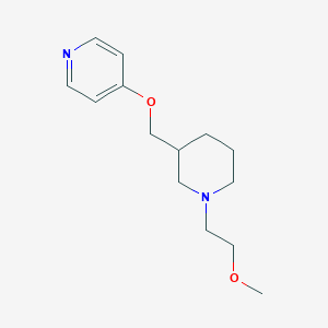 4-[[1-(2-Methoxyethyl)piperidin-3-yl]methoxy]pyridine