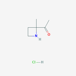 1-(2-Methylazetidin-2-yl)ethanone;hydrochloride