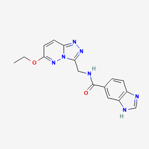 N-((6-ethoxy-[1,2,4]triazolo[4,3-b]pyridazin-3-yl)methyl)-1H-benzo[d]imidazole-5-carboxamide