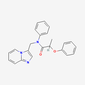 N-(imidazo[1,2-a]pyridin-3-ylmethyl)-2-phenoxy-N-phenylpropanamide