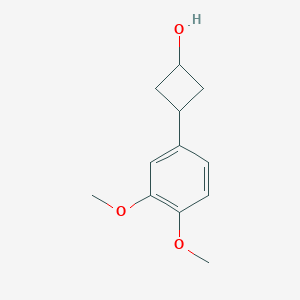 molecular formula C12H16O3 B2541733 3-(3,4-二甲氧基苯基)环丁烷-1-醇 CAS No. 1509125-87-4