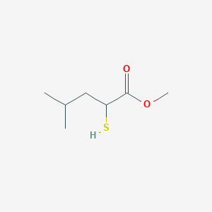 molecular formula C7H14O2S B2541735 Methyl 4-methyl-2-sulfanylpentanoate CAS No. 2012903-36-3