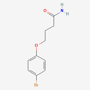 molecular formula C10H12BrNO2 B2541753 4-(4-Bromophenoxy)butanamide CAS No. 931017-15-1