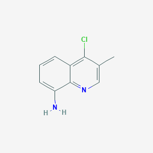 molecular formula C10H9ClN2 B2541785 4-氯-3-甲基喹啉-8-胺 CAS No. 190138-84-2