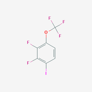 molecular formula C7H2F5IO B2541802 2,3-Difluoro-1-iodo-4-(trifluoromethoxy)benzene CAS No. 2366994-09-2