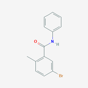molecular formula C14H12BrNO B2541827 5-bromo-2-methyl-N-phenylbenzamide CAS No. 1488047-41-1
