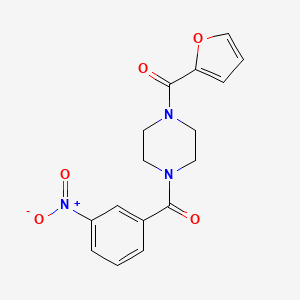 1-(2-Furoyl)-4-(3-nitrobenzoyl)piperazine