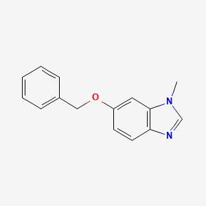 molecular formula C15H14N2O B2541852 6-(Benzyloxy)-1-methyl-1,3-benzodiazole CAS No. 1445322-55-3