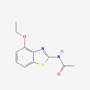 molecular formula C11H12N2O2S B2541869 N-(4-ethoxybenzo[d]thiazol-2-yl)acetamide CAS No. 313661-90-4