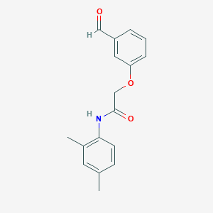 molecular formula C17H17NO3 B2541886 N-(2,4-dimethylphenyl)-2-(3-formylphenoxy)acetamide CAS No. 706770-08-3