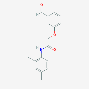 molecular formula C17H17NO3 B2541886 N-(2,4-二甲苯基)-2-(3-甲酰苯氧基)乙酰胺 CAS No. 706770-08-3