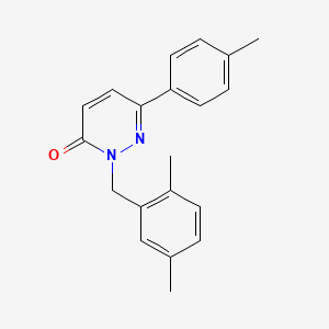 molecular formula C20H20N2O B2541903 2-(2,5-dimethylbenzyl)-6-(4-methylphenyl)pyridazin-3(2H)-one CAS No. 891397-42-5