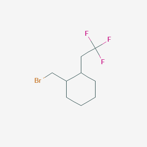 1-(Bromomethyl)-2-(2,2,2-trifluoroethyl)cyclohexane
