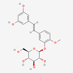 molecular formula C21H24O9 B2541939 大黄酚3'-O-葡萄糖苷 CAS No. 94356-22-6