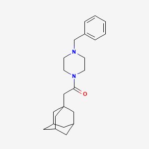 molecular formula C23H32N2O B2542015 2-(1-Adamantyl)-1-(4-benzylpiperazin-1-yl)ethanone CAS No. 794556-87-9