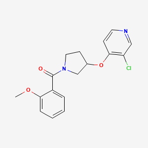 (3-((3-Chloropyridin-4-yl)oxy)pyrrolidin-1-yl)(2-methoxyphenyl)methanone