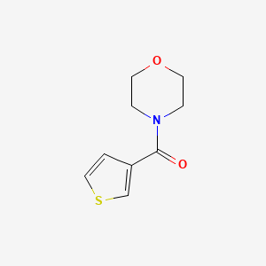 molecular formula C9H11NO2S B2542033 Morpholino(thiophen-3-yl)methanone CAS No. 1090955-28-4