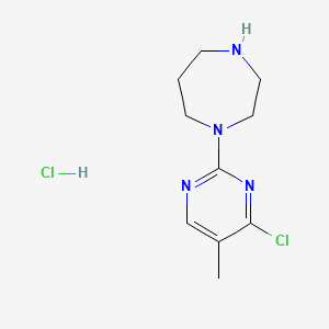 1-(4-Chloro-5-methylpyrimidin-2-yl)-1,4-diazepane hydrochloride