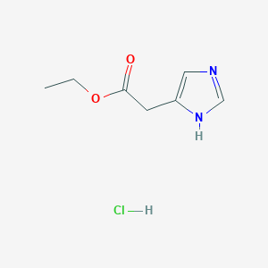 Ethyl 2-(1H-imidazol-4-yl)acetate hydrochloride