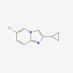 molecular formula C10H9ClN2 B2542096 6-氯-2-环丙基咪唑并[1,2-a]吡啶 CAS No. 372506-46-2