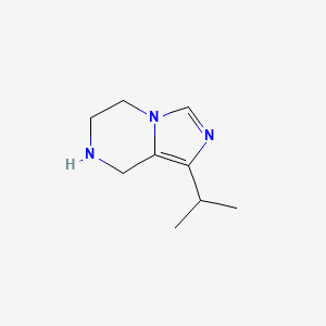 Imidazo[1,5-a]pyrazine,5,6,7,8-tetrahydro-1-(1-methylethyl)-
