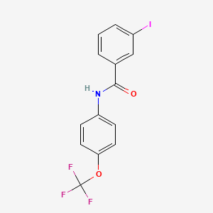 3-iodo-N-(4-(trifluoromethoxy)phenyl)benzamide