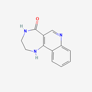 1,2,3,4-tetrahydro-5H-[1,4]diazepino[6,5-c]quinolin-5-one