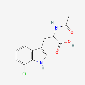 molecular formula C13H13ClN2O3 B2542123 N-Acetyl-7-chloro-L-tryptophan CAS No. 852391-55-0