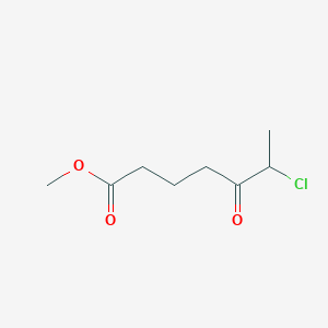 molecular formula C8H13ClO3 B2542135 Methyl 6-chloro-5-oxoheptanoate CAS No. 344294-91-3