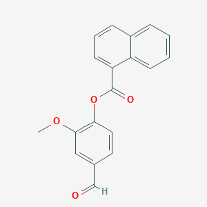 4-Formyl-2-methoxyphenyl naphthalene-1-carboxylate