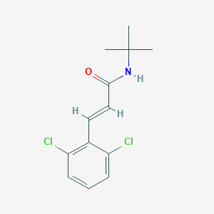 molecular formula C13H15Cl2NO B254219 N-(tert-butyl)-3-(2,6-dichlorophenyl)acrylamide 