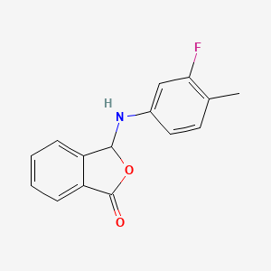 3-(3-Fluoro-4-methyl-phenylamino)-3H-isobenzofuran-1-one