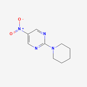 molecular formula C9H12N4O2 B2542226 5-Nitro-2-(piperidin-1-yl)pyrimidine CAS No. 64269-43-8